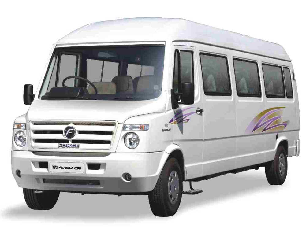 Mini bus travels in tirupati tirumala